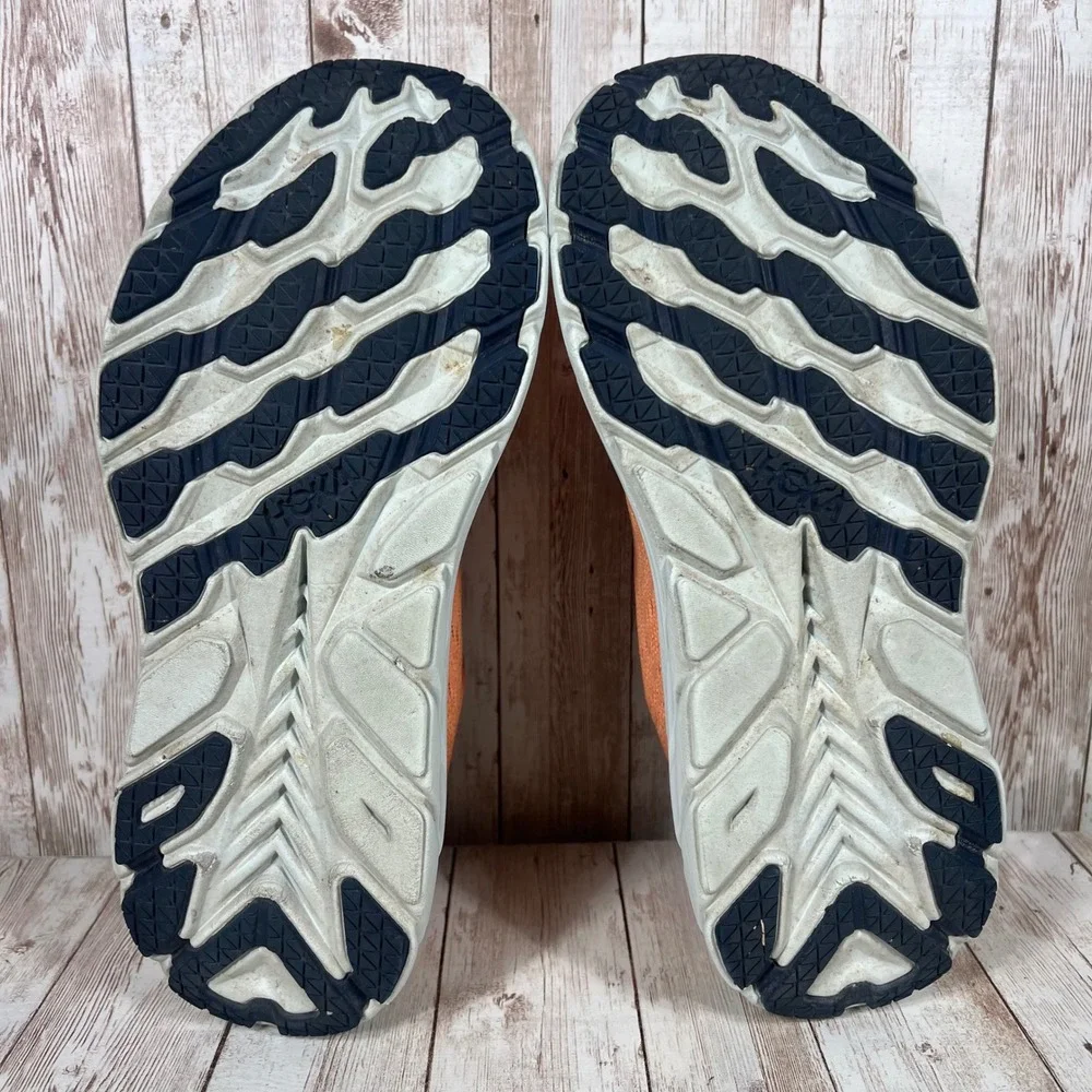 Hoka One One Clifton 8 Women 7.5 Running Shoes Summer Song Cantaloupe SBSCR